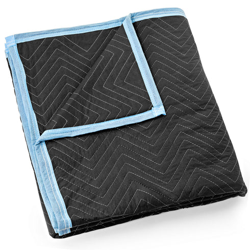 80 x 72-in Thick Moving and Packing Blanket - Black